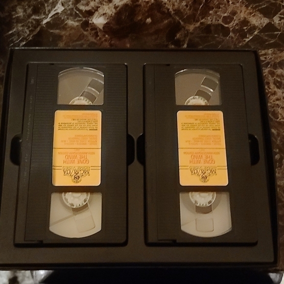1989 Gone with the Wind 50th Anniversary VHS Set Of 2 Classic Movie Turn… - Picture 3 of 4